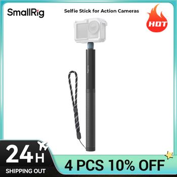 SmallRig Cámara de acción Soporte de palo selfie para DJI para Instan360 para Gopro Hasta 150 cm de altura con punta de tierra 5270
