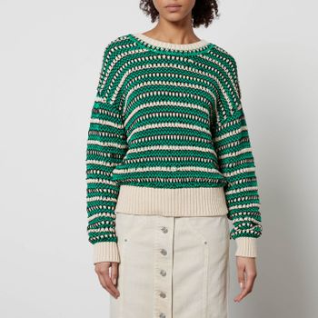 Marant Etoile Hilo Striped Intarsia-Knit Jumper - FR 40/UK 12