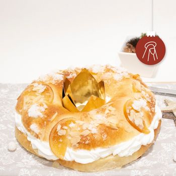 Roscón Artesano con nata 600 g. Sólo recogida en tiendas
