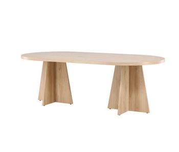 Mesa de comedor bootcut 115x230x76 beige