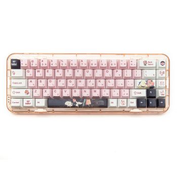 Spy Family-Juego de teclas para teclado mecánico, Material PBT, perfil Cherry, 140 teclas, para juegos, MX, Switch, Wooting 75