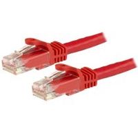 startechcom cable de 1m rojo de red gigabit cat6 ethernet rj45 sin enganche - snagless