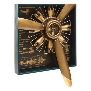 Reloj Rudy, 73 X 94,3 Cm, Dorado - Atmosphera Createur D'interieur