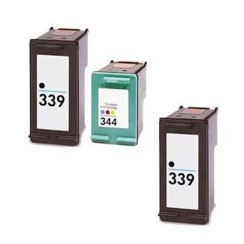 Compatible Multipack HP DeskJet 6540xi Printer Ink Cartridges (3 Pack) -C8767EE