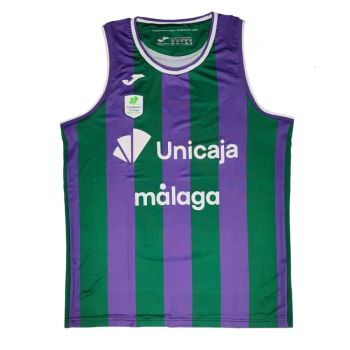 Camiseta Unicaja Malaga Primera Equipación Liga Endesa 2025 Joma
