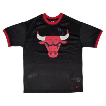Camiseta Chicago Bulls NBA Team Logo Oversized de New Era en Negro
