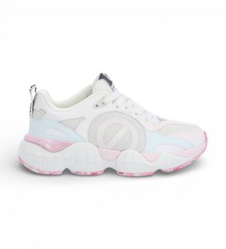 NO NAME para mujer. PNVKKND Zapatillas Krazee Runner blanco, rosa (38), 3 a 5cm, Cordones, Casual