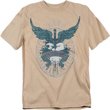 Bon Jovi Camiseta TV26902 para hombre