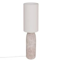 lampara de pie keyah gris h111cm