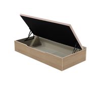 canape madera natural flex con apertura lateral 90x190