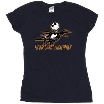 Nightmare Before Christmas Camiseta Your Worst Nightmare para mujer