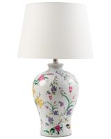 lampara de mesa  porcelana blanco