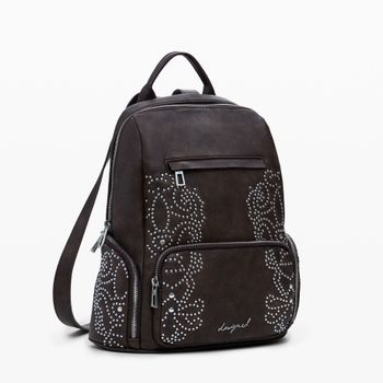 Desigual Mochila bolsillos tachuelas pequeña 25WAKP22-6009