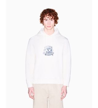 A|X Armani Exchange para hombre. XM002332AF10818U1074 Sudadera Con Capucha Regular Fit beige (XXL), Casual, Algodón