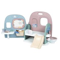 guarderia de munecos smoby baby care plegable con 4 zonas