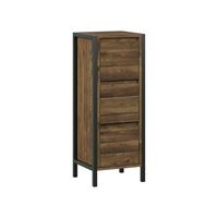 armario mediano naola 30 x 80 cm con 3 cajones vicco