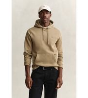 gant para hombre 2007058 sudadera con capucha shield beige 3xl casual algodon