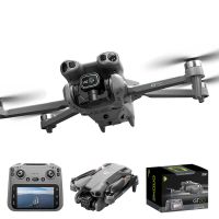 lsrc gt50 wifi fpv con controlador de pantalla lcd de 43 camara hd de doble lente con gimbal servo flotacion optica
