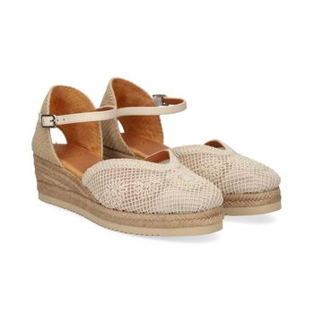 Unisa Alpargatas Mujer - Blanco Talla 38