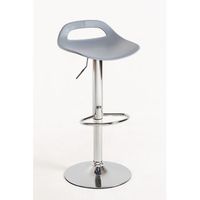 pack 2 taburetes dok de polipropileno 853939 cm - gris claro
