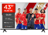 tv qled 43 - tcl 43t69c uhd 4k procesador aipq smart tv dvb-t2 negro