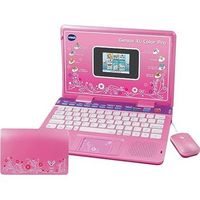 vtech - genius xl color pro bilingue rosa ordenador infantil con pantalla a color raton