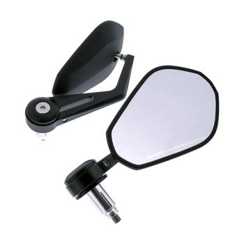 Espejo retrovisor barra-fin Modern par negro