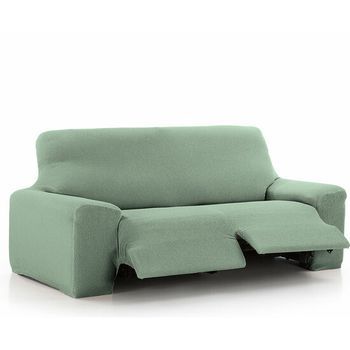 Funda De Sofá Relax Elástica Vega Para Sofá De 3 Plazas Con 2 Reposapiés Menta