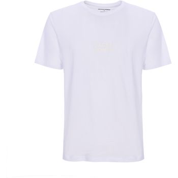 Jack & Jones Camiseta 12270873 JJORLA TEE SS CREW NECK WHITE para hombre