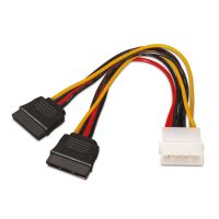 cable sata alimentacion aisens a131-0161 molex 4 pin macho a 2x sata hembra 20cm rohs