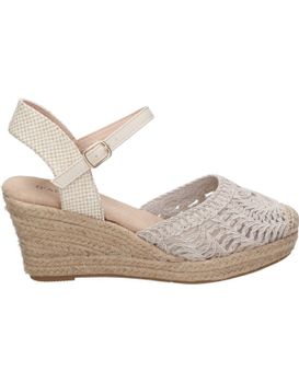 Alpargatas Con Cuña Beige D'angela Drl28239 39