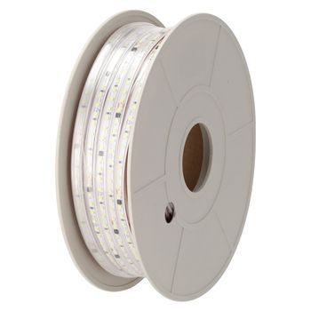 Tira De 60 Leds/m 1500lm/m 3000ºk Smd2835 Autorectificada 220vac Ip65 X50m 40.000h - Blanco Cálido