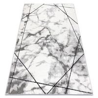 alfombra moderna cozy lina geometrico marmol - structural dos nive 80x150 cm