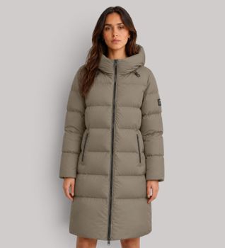ECOALF para mujer. MCWGAJKMANLI0987W26-534 Chaqueta Manlie incienso (S), Beige, Casual, Poliéster Reciclado