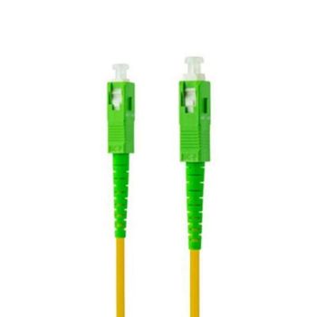 Cable de Fibra Óptica Nanocable 10.20.0015 SC/APC-SC/APC Monomodo Simplex LSZH 15m Amarillo