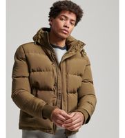 superdry para hombre m5011743a cazadora acolchada con capucha everest verde xxl casual poliester manga larga
