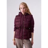 liu jo chaquetas chaleco con capucha para mujer