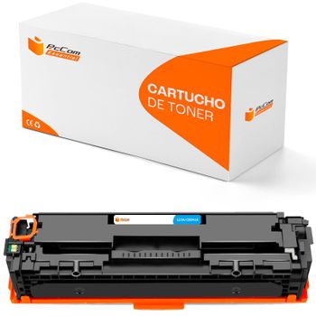 Pccom Essential Tóner Compatible HP 125A/128A/131A Cian