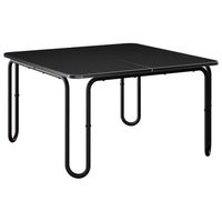 mesa de centro 59x59x45 cm acero - negro