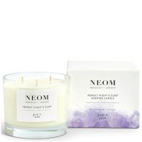 neom perfect nights sleep scented 3 wick candle