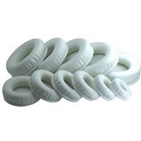 almohadillas de repuesto redondas para auriculares piezas de reparacion de 50mm 60mm 65mm 70mm 75mm 80mm 85mm 90mm 95mm 100mm 110mm funda blanca para auriculares
