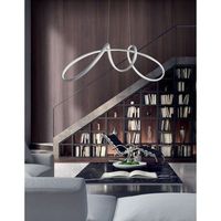 lampara colgante led ondaluce lumen 60 w 6000 lm 110 cm regulable 3000 k