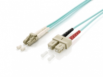 CABLE FIBRA OPTICA OM3 DUPLEX LIBRE HALOGENOS LC/SC 50/125u 10M LIBRE HALOGENOS