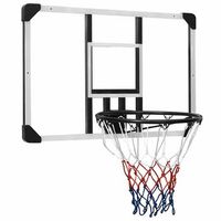 tablero de baloncesto policarbonato transparente 90x60x25 cm vidaxl
