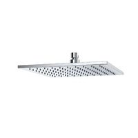 rociador de ducha de cabeza cuadrado kludi a-qa diseno plano 250 mm cromo 6442505-00