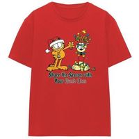 garfield camiseta share the season para mujer