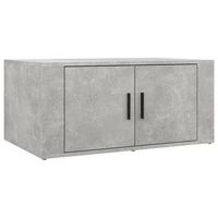 mesa de cafe - mesa de centro madera contrachapada gris hormigon 80x50x36 cm