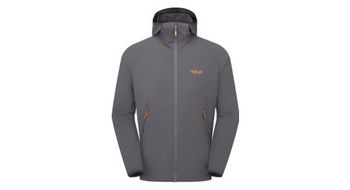 Chaqueta softshell rab borealis hoody gris  hombre