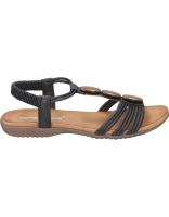 sandalias comodo de mujer amarpies abz28688 color negro 37
