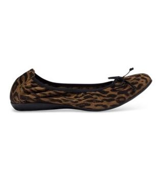 Wonders para mujer. A-61112_5577_11357 Bailarinas de Piel Bo marrón (38), Plano, Ante, Ninguno, Casual, Animal print